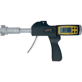 IP65 Digital Pistol Grip Tri-point Internal Micrometer Bore Gauge, 1.2 - 1.6" Range