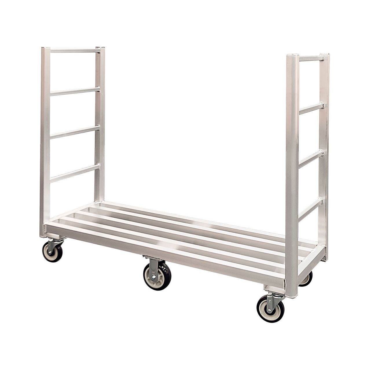 HD U-Boat Stocking/Utility Truck, Aluminum, 60"L x 20"W, 1500 lb Capacity