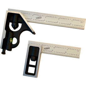6" Combination Square & 4" Double Square Set