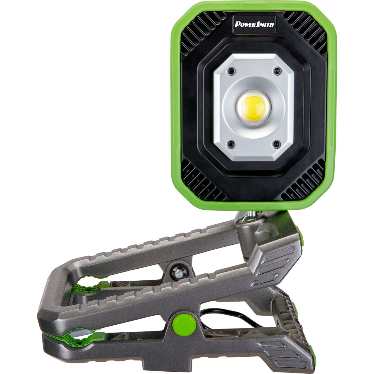 Dual Power LED Clamp Light, 3000 Lumens, Black/Green