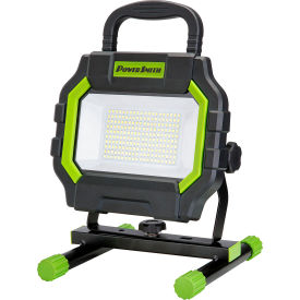 Hybrid LED Work Light, 5000 Lumens, Black/Green