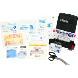 Tactical IFAK PRO Kit with Bleeding Control, 30 Pieces, Fabric Case