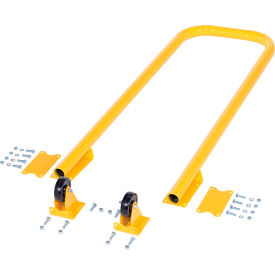 All Options Kit For 1 Step Polyethylene Stool, 28-5/8"L x 19"W x 50"H, Yellow