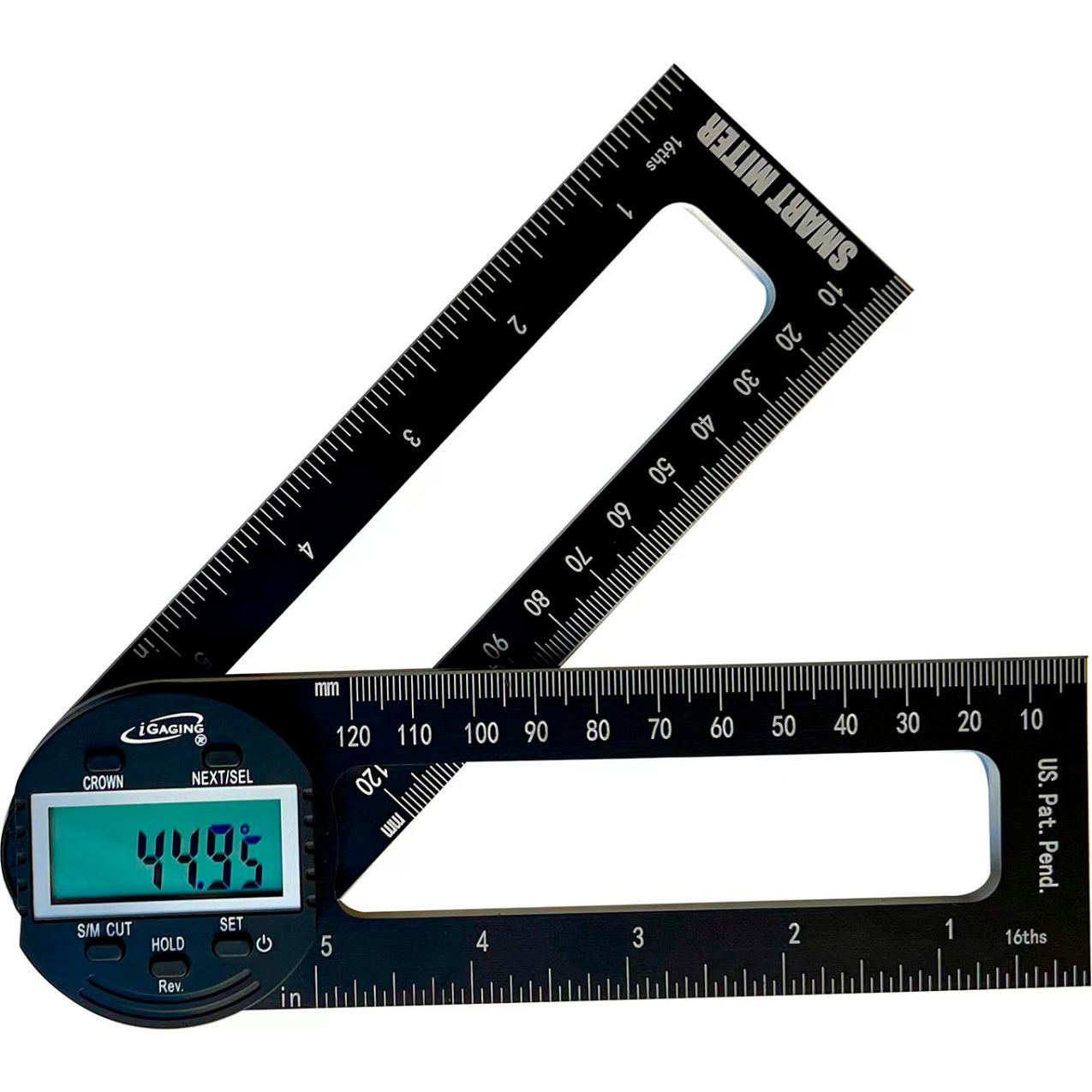 360° Smart Miter & Protractor with 7" Aluminum Blades