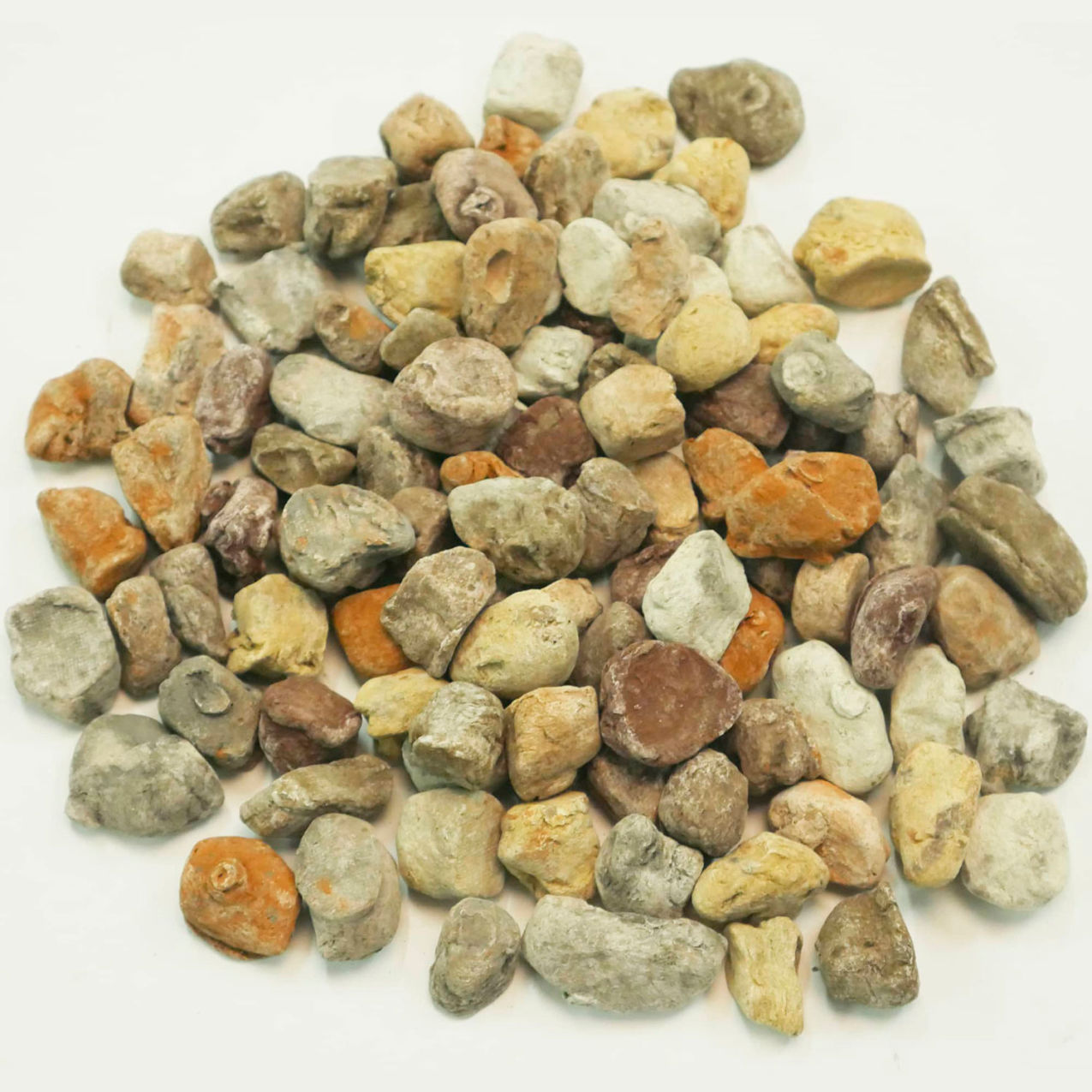 Ceramic Fiber Pebbles, Multi-colored