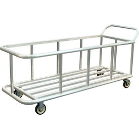 Heavy Duty Aluminum Triple Universal Trash Can Cart, 1000 lb. Capacity