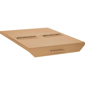 Hinged Lid For 1-1/2 Cu. Yd. Self Dumping Hopper, Tan