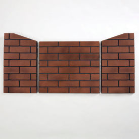 Ceramic Fiber Fireplace Brick Liner For 450 Series Fireplace Insert, Sandstone