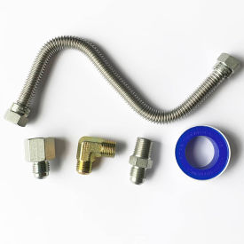 Universal Connection Kit For Gas Heating Appliances, Silver