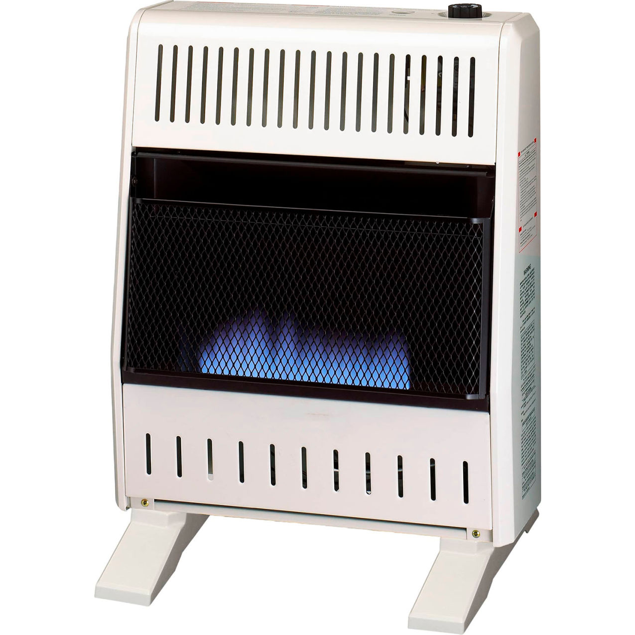 Heating Propane Ventless Blue Flame Heater, 20000 BTU, Manual Control