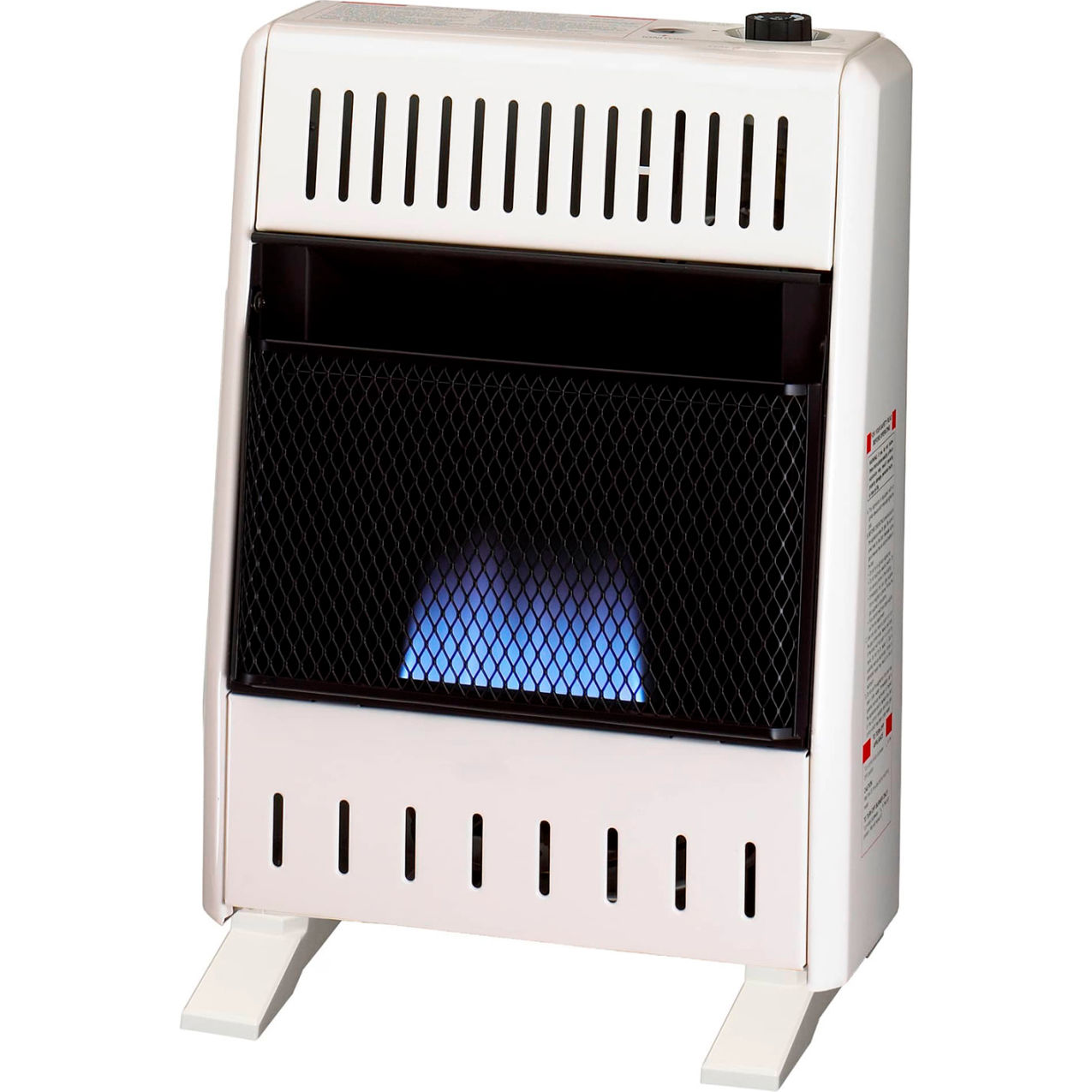 Natural Gas Ventless Blue Flame Heater, 10000 BTU, Manual Control