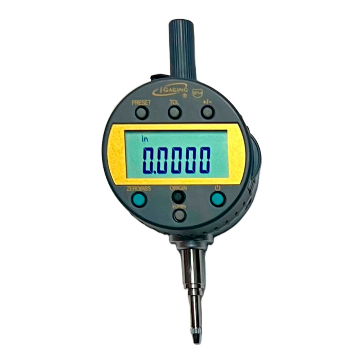 Absolute Digital Indicator 0-0.5" 0.0005" USB/IP54, Turning Dial, Data Port
