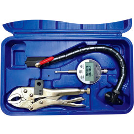 Electronic Indicator, 12" Flex Arm Holder with Flexible Arm Clamp, Plastic Case