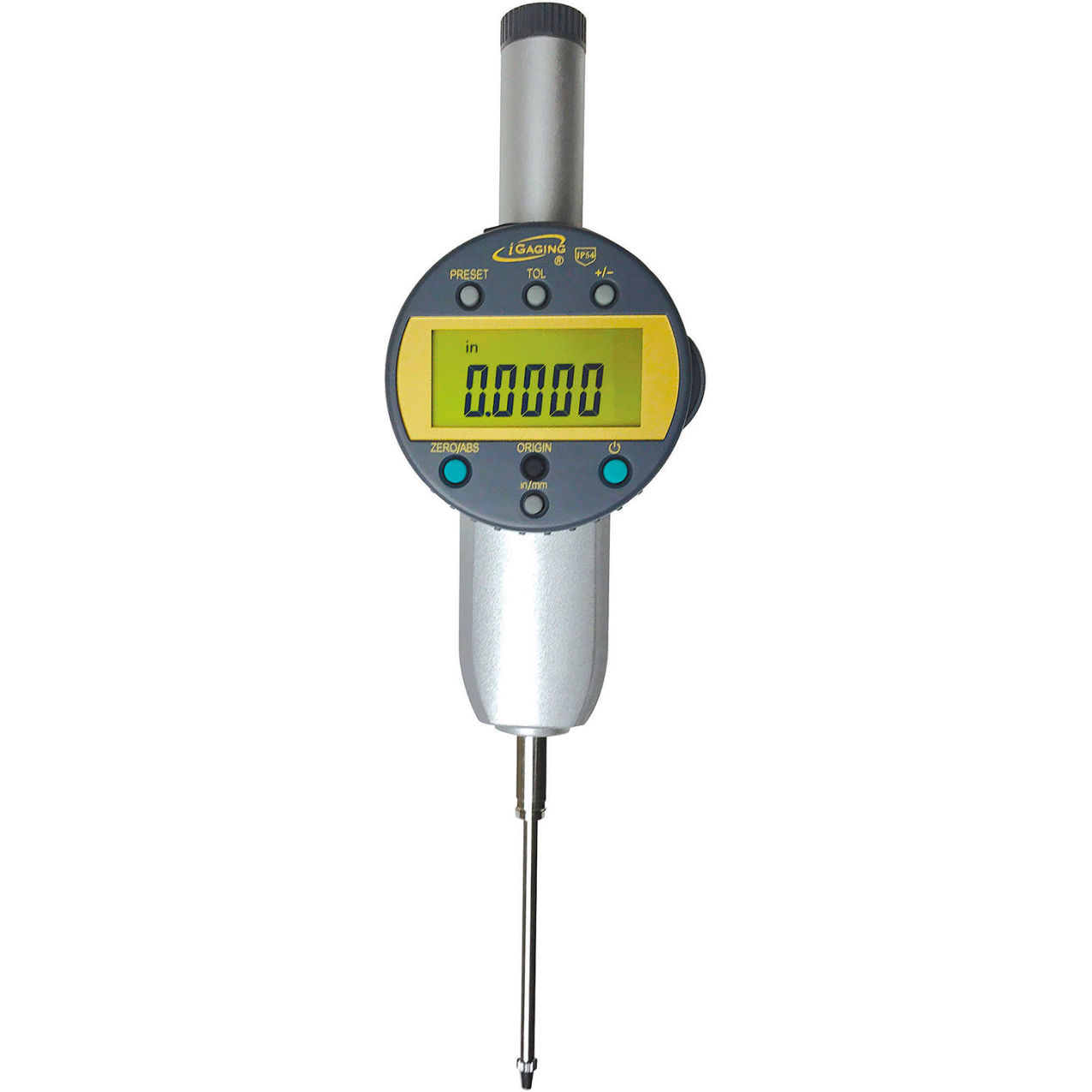 Absolute Digital indicator 0-2" 0.0005", IP54, Turning Dial, Data Port