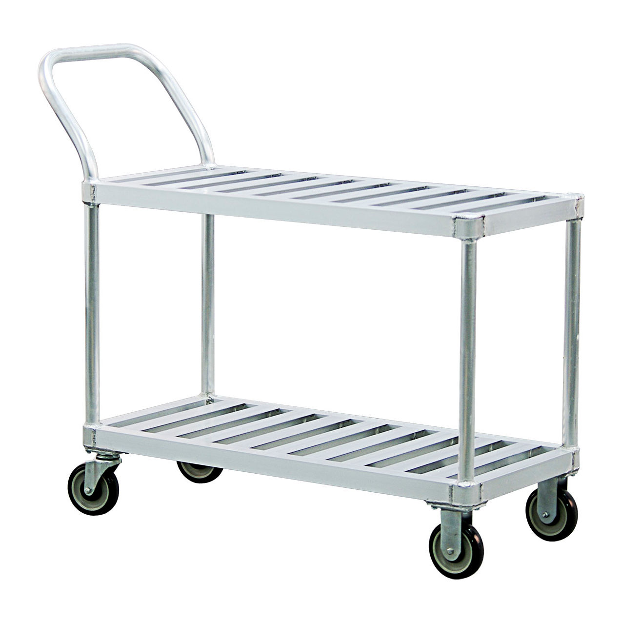 Heavy Duty Stocking Utility Cart w/ Handle, 1000 lb. Capacity, 48"L x 19"W x 42"H