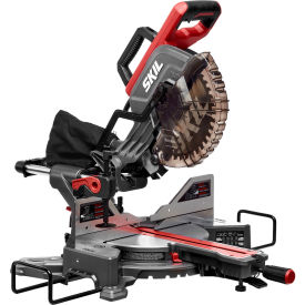 Dual Bevel Sliding Miter Saw, 10" Blade Dia., 15A, 120V