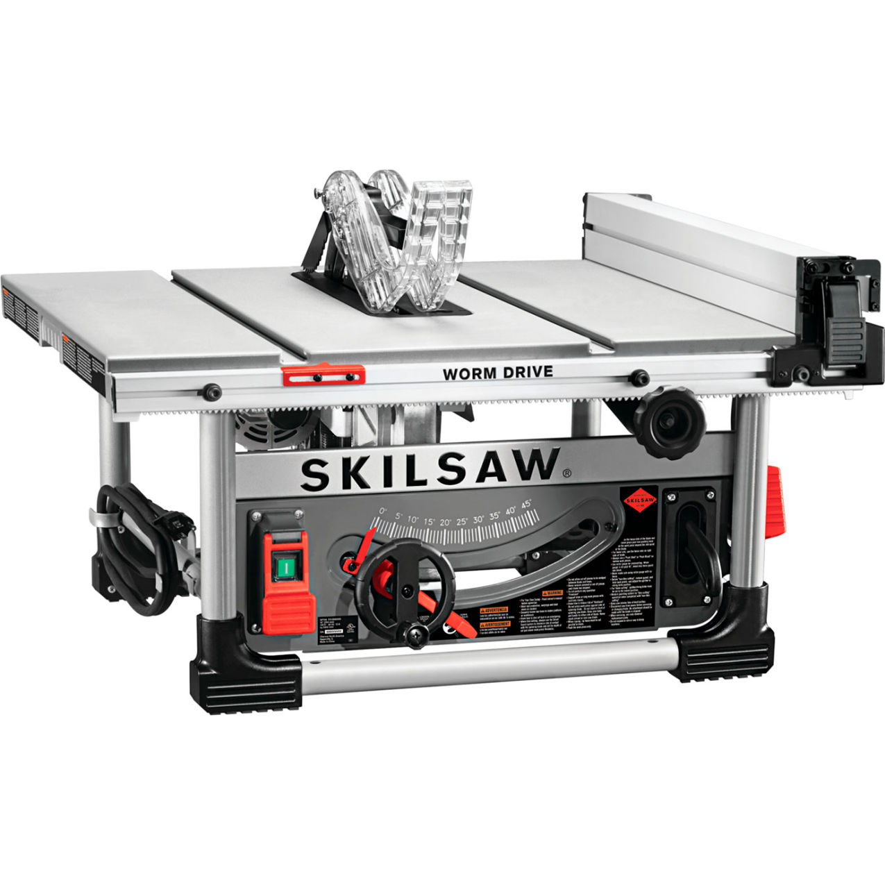 8-1/4" Heavy Duty Table Saw with Stand, 15A, 120V
