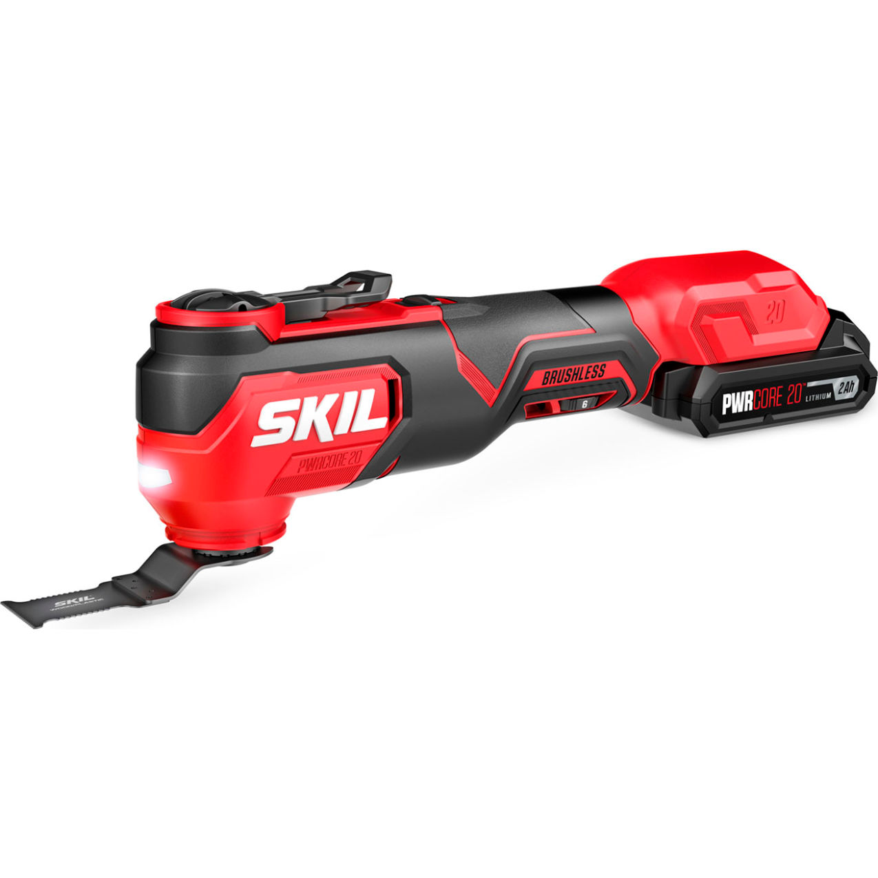 PWRCORE 20" Brushless Oscillating Multi-Tool w/ 2.0Ah Battery & Standard Charger, 20V
