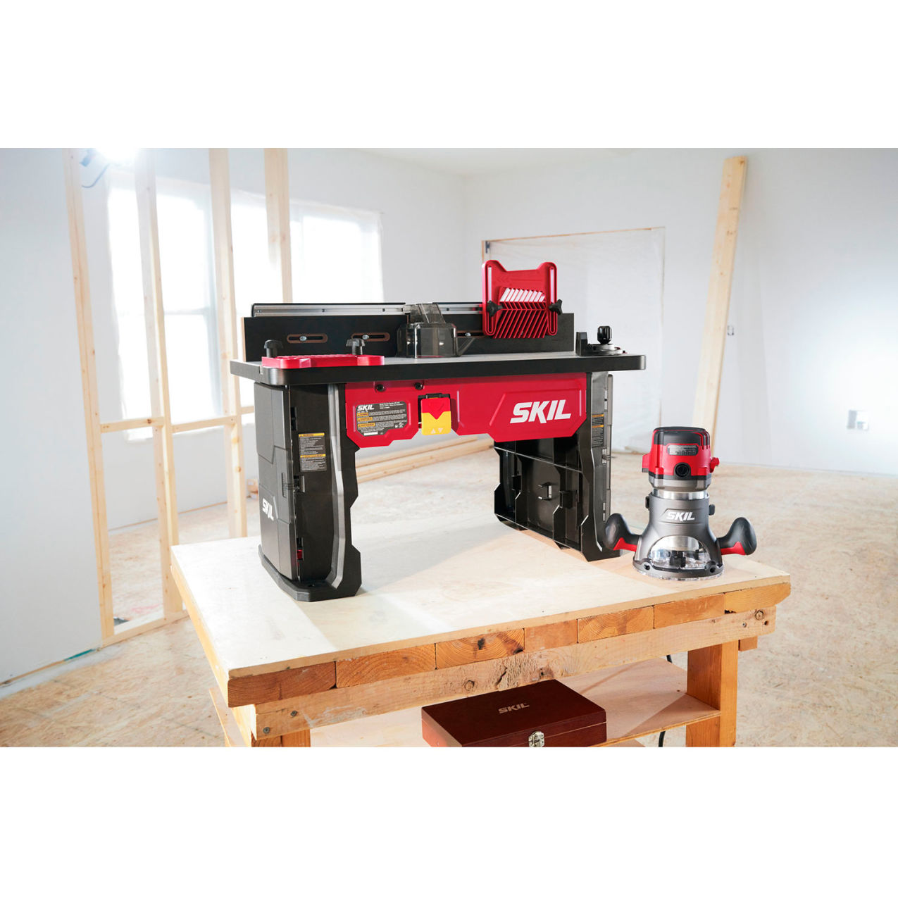 Router Table & Fixed Base Corded Router Kit, 1-3/4 HP