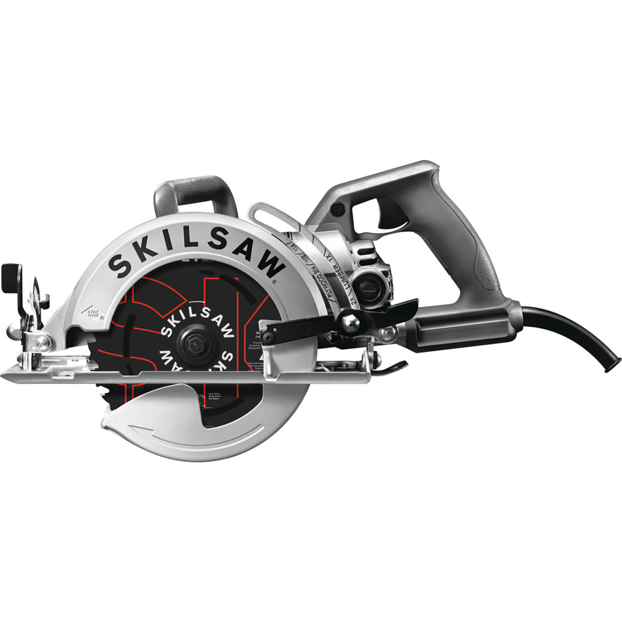 Worm Drive Skilsaw, 7-1/4" Blade, 5300 RPM, 120V, 15 Amp
