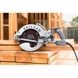 Aluminum Worm Drive Skilsaw, 8-1/4" Blade Dia., 4700 RPM, 120V, 15 Amp