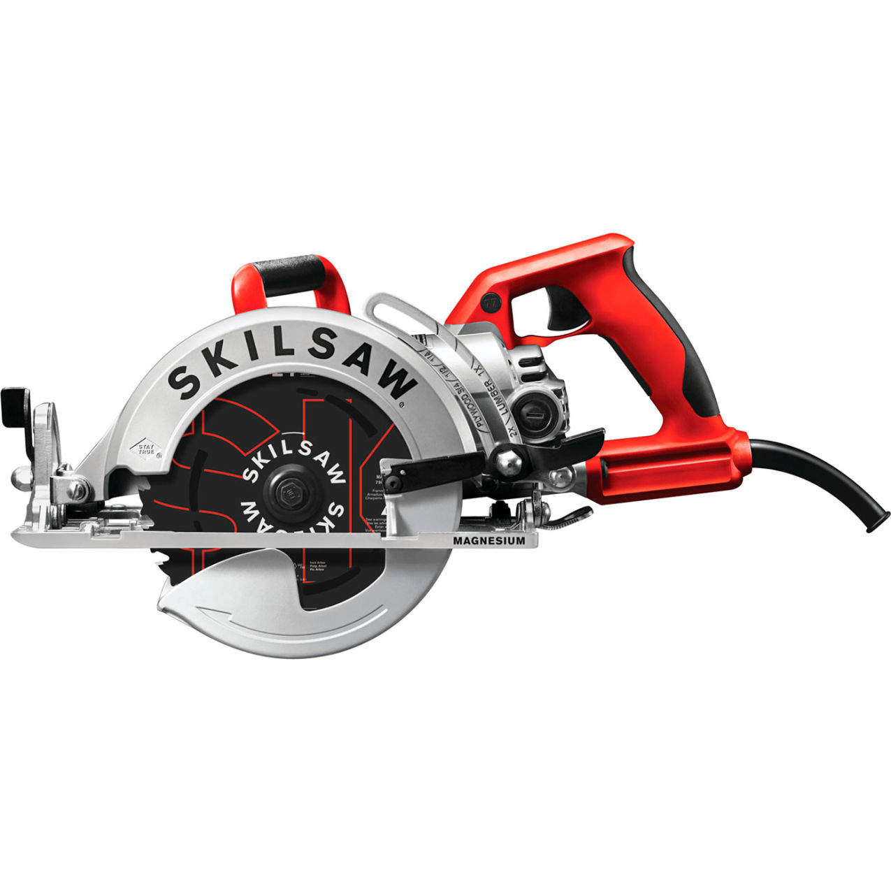 Lightweight Worm Drive Skilsaw, 7-1/4" Blade Dia., 5300 RPM, 15 Amp