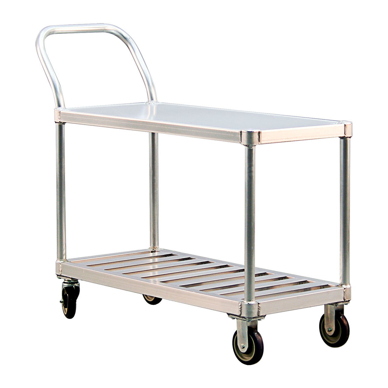 Heavy Duty Stocking Utility Cart w/ Handle, 800 lb. Capacity, 18"L x 19"W x 42"H