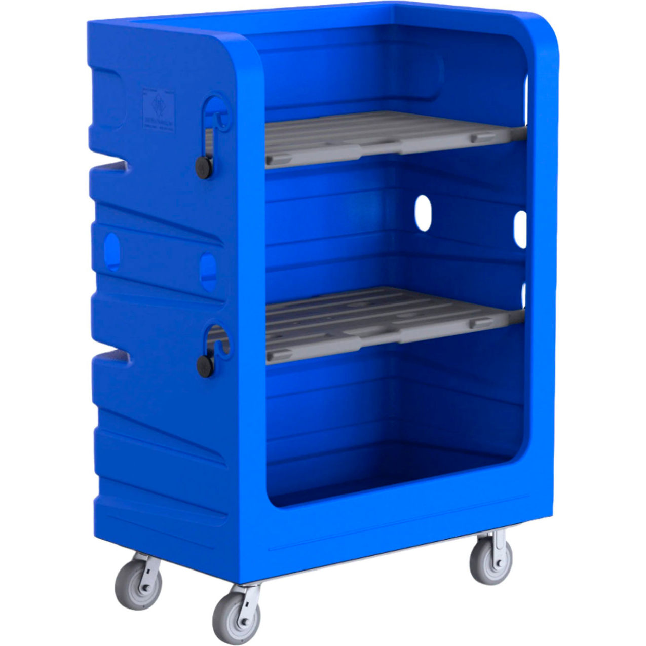 Heavy Duty Turnabout Truck, 48 Cu. Ft., Blue