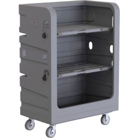 Heavy Duty Turnabout Truck, 48 Cu. Ft., Gray