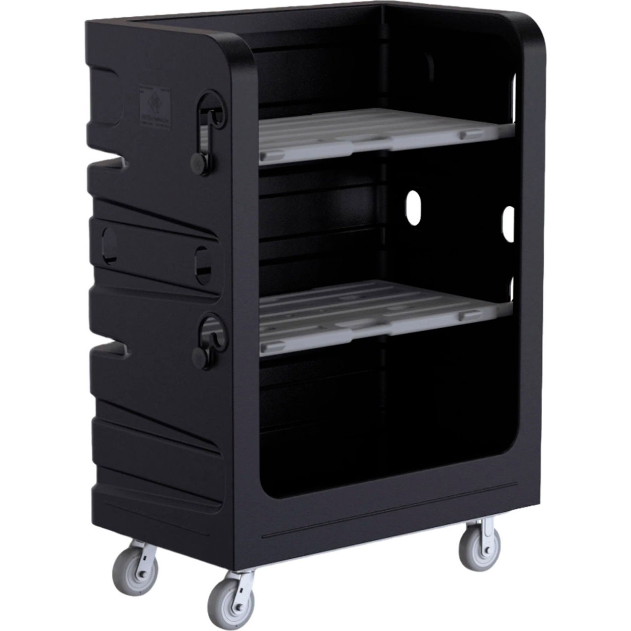 Heavy Duty Turnabout Truck, 48 Cu. Ft., Black