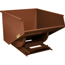 Heavy Duty Steel Self Dumping Forklift Hopper, 2 Cu. Yd., 6000 lb. Capacity, Brown