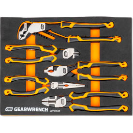 MEGAMOD Mechanics Tool Set in Modular Foam Trays with Storage Unit, 194 Pieces
