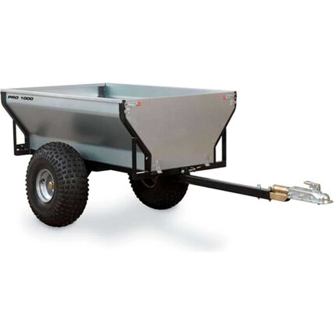 Power PRO 1000 Versa Trailer, 16.5 Cu. Ft. Capacity, Silver