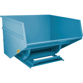 Heavy Duty Steel Self Dumping Forklift Hopper, 5 Cu. Yd., 7000 lb. Capacity, Blue