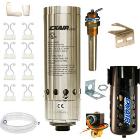 NEMA 4X Cabinet Cooler System w/120V Thermostat Control, 30 CFM, 1/4" NPT, 2000 BTU/Hr