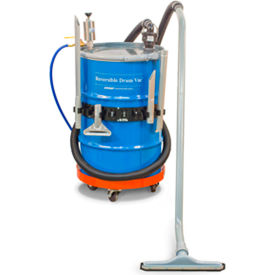 Premium Reversible Drum Vac System, 1/4" Inlet, 30 Gallon Capacity