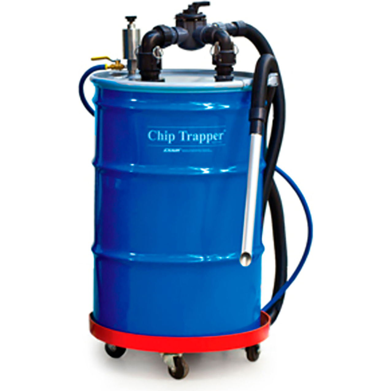Chip Trapper Vacuum System, 1/4" Inlet, 55 Gallon Capacity