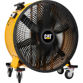 42" Blade Industrial Drum Fan, 25000 CFM, 1/2 HP, 1 Phase, Yellow