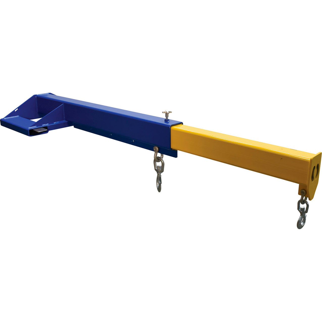 Steel Economy Telescoping Lift Boom, 30" Fork Pocket Center, 8000 lb Capacity