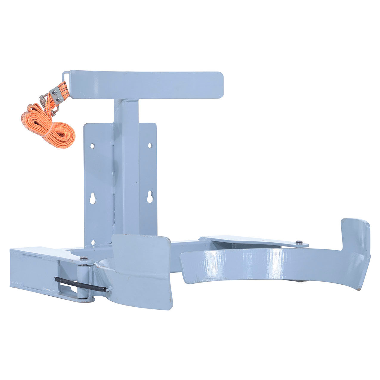 Steel Counter Balanced Power Lift 55 Gal. Drum Gripper Attachment, 600 lb. Capacity