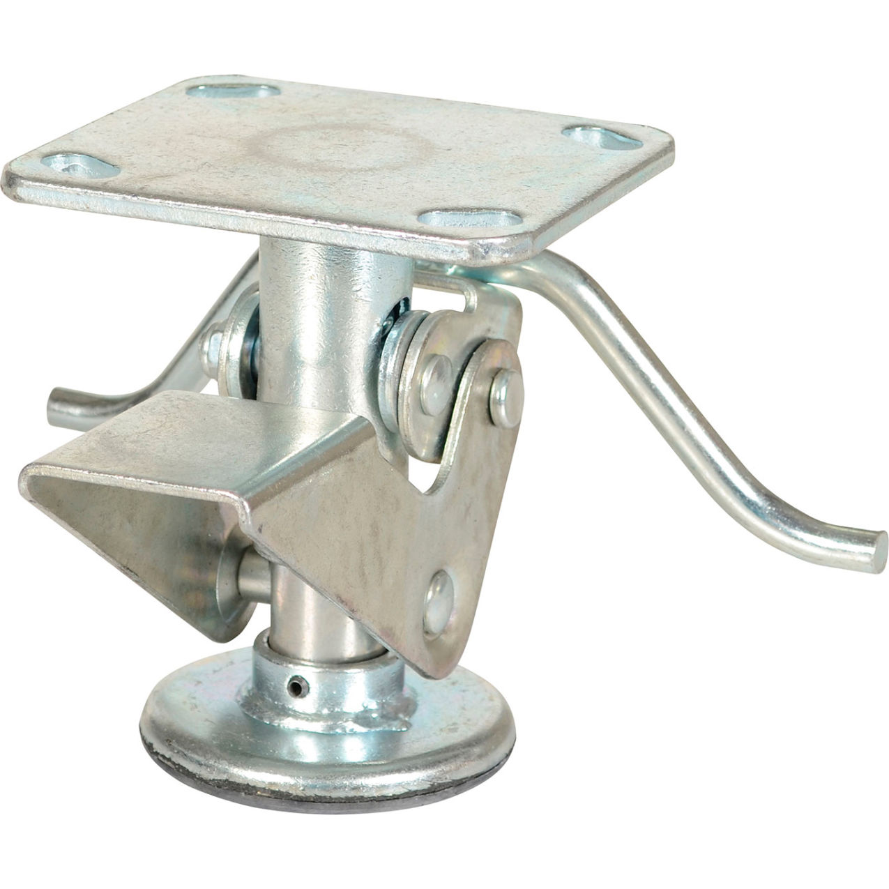 Floor Lock For 4" Casters, 5" to 5-7/8"H