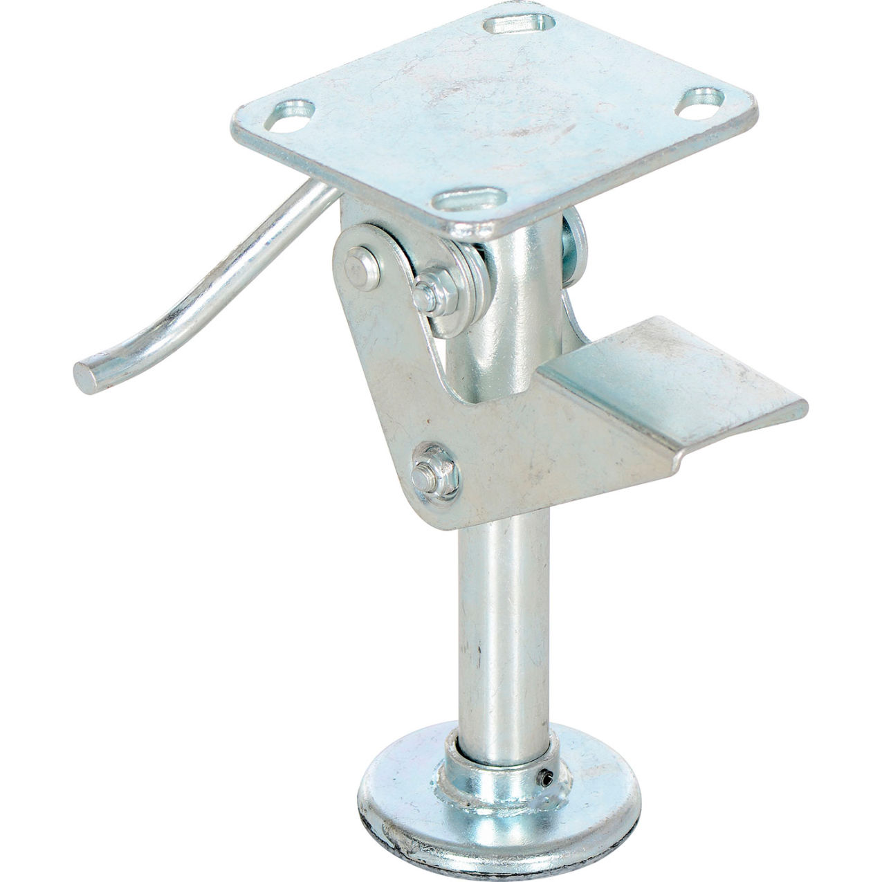 Economical Floor Lock For 8" Casters, 8-5/8" to 9-13/16"H