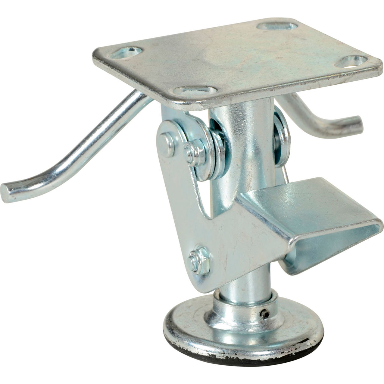 Economical Floor Lock For 5" Casters, 5-5/8" to 6-5/8"H