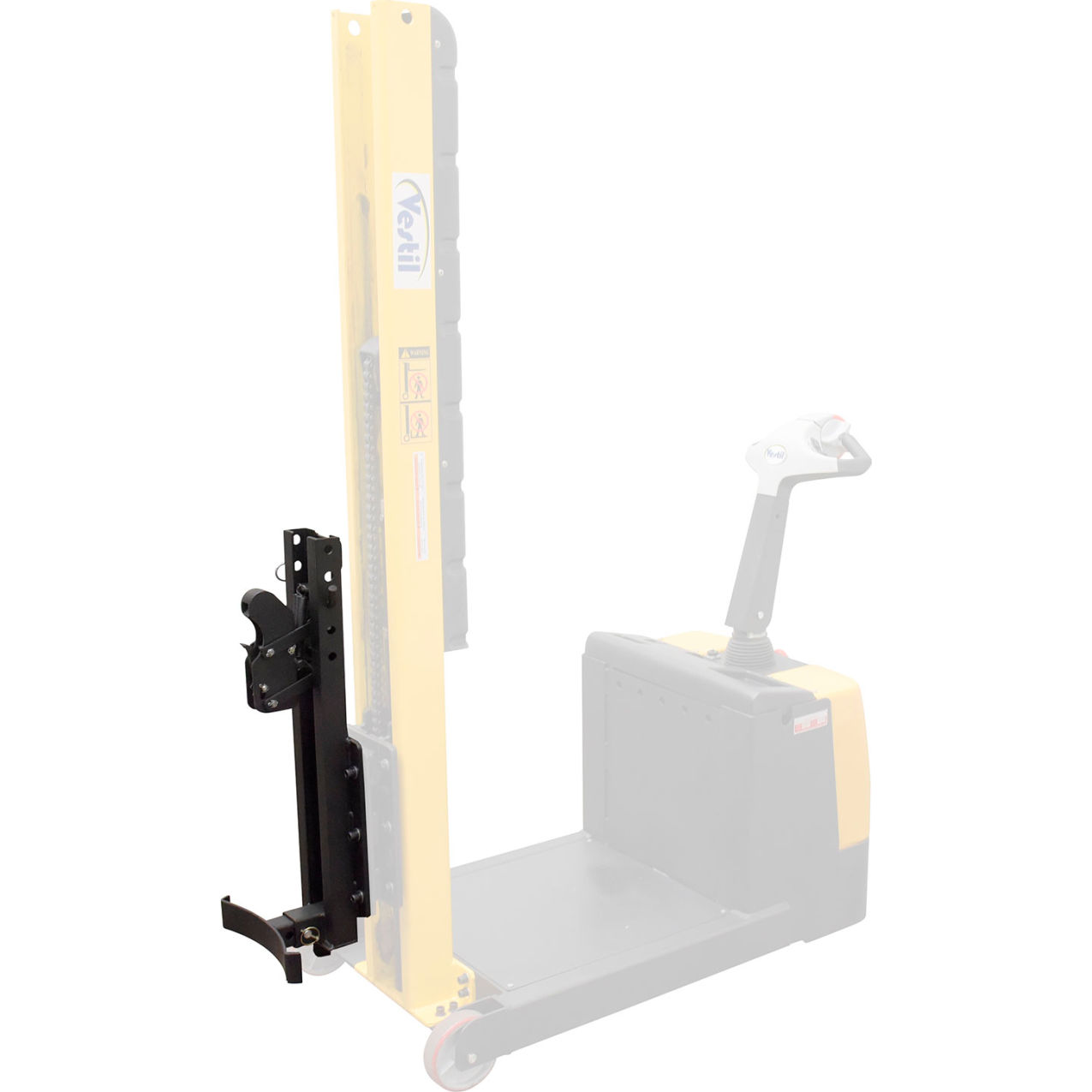 Steel Counter Balanced Power Lift Single Drum Gripper Attachment, 550 lb Capacity