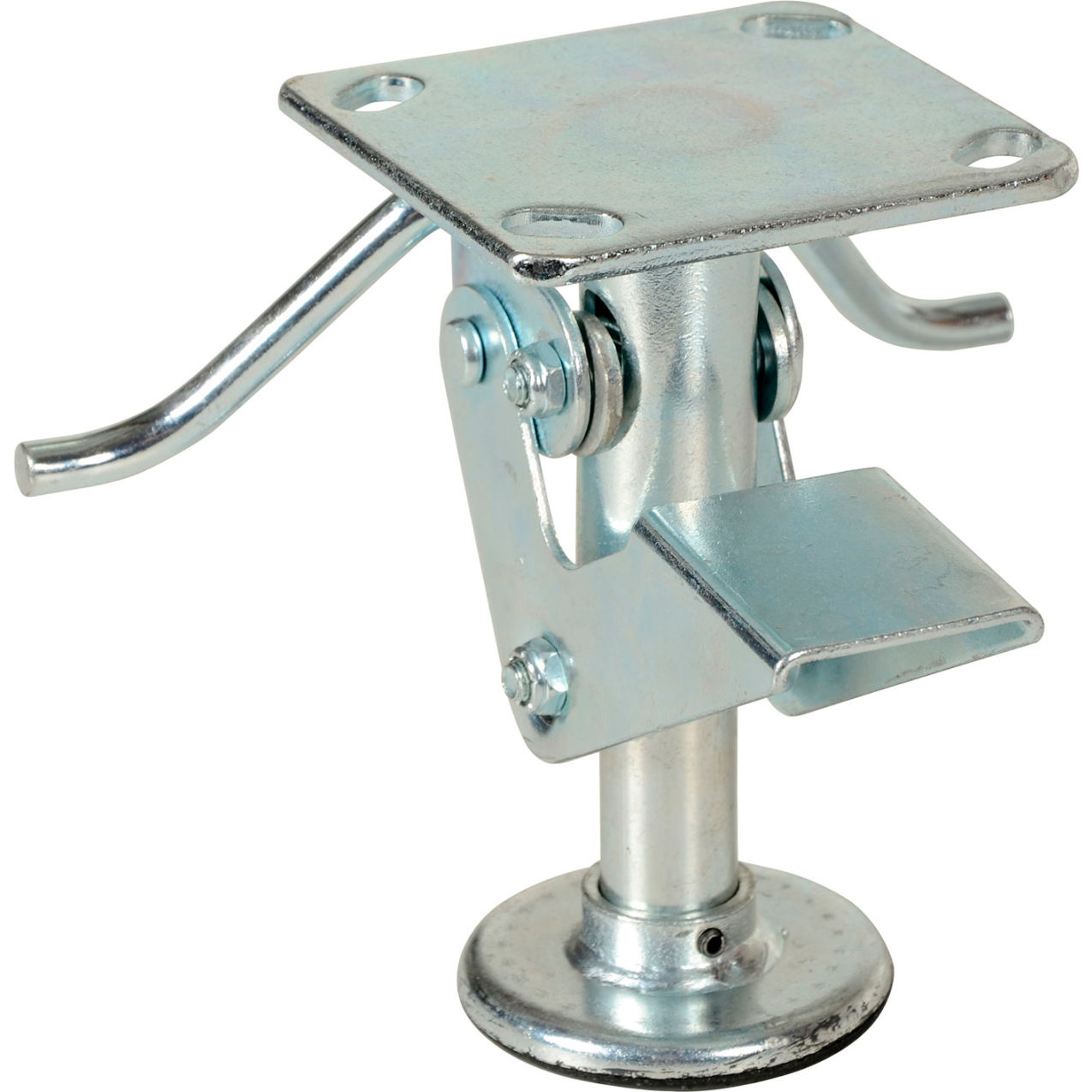 Economical Floor Lock For 6" Casters, 6-3/4" to 7-3/4"H