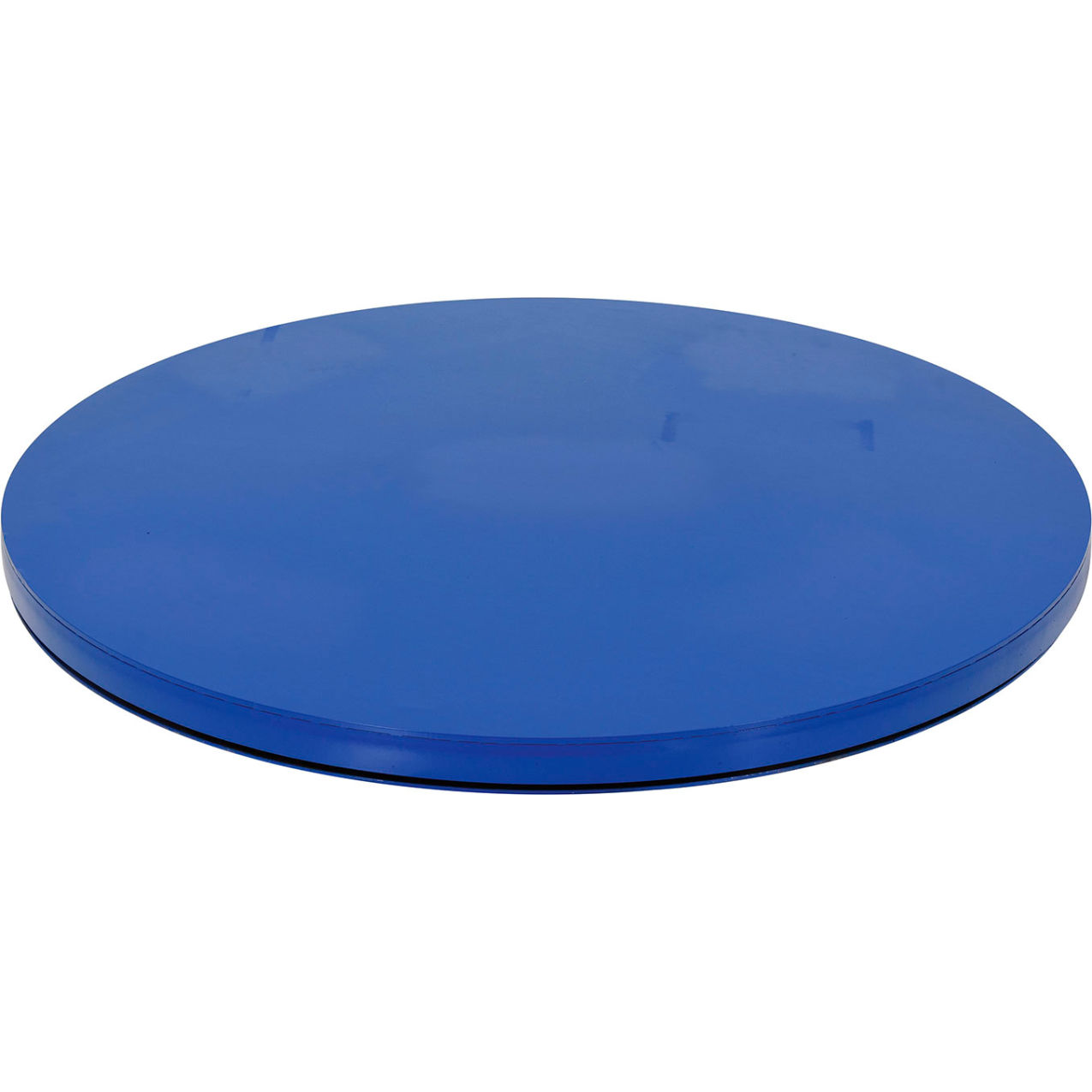 Steel Manual Carousel, Round Smooth Top Plate, 6000 lb Capacity, 40" Dia.