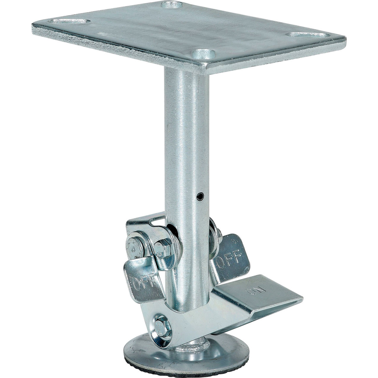 Floor Lock For 8" Casters, 9-5/8" to 10-1/2"H