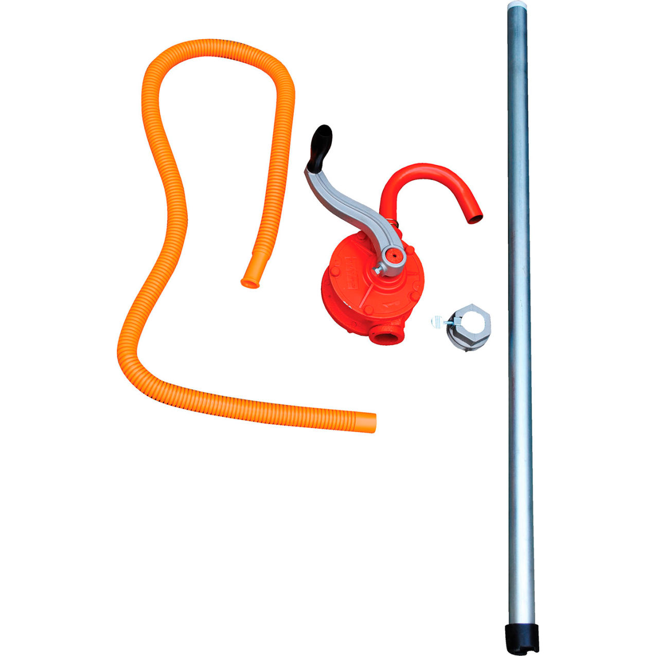 Steel Manual Rotary Drum Pump, 2" Bung