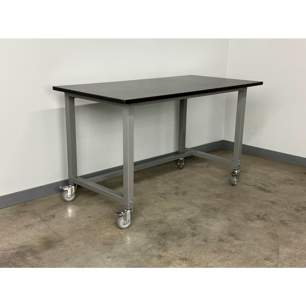 1012 Mobile Workbench w/ Heavy Duty Backplate, Adjustable Height, 72"W x 30"D x 40"H