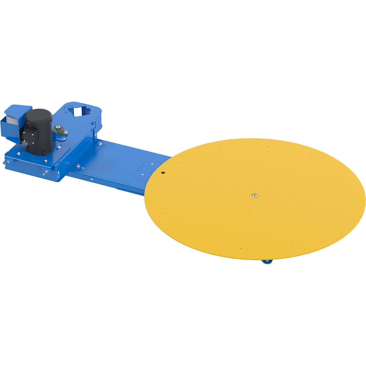 Steel Low Profile Powered Carousel, 4000 lb Capacity, 50" Dia